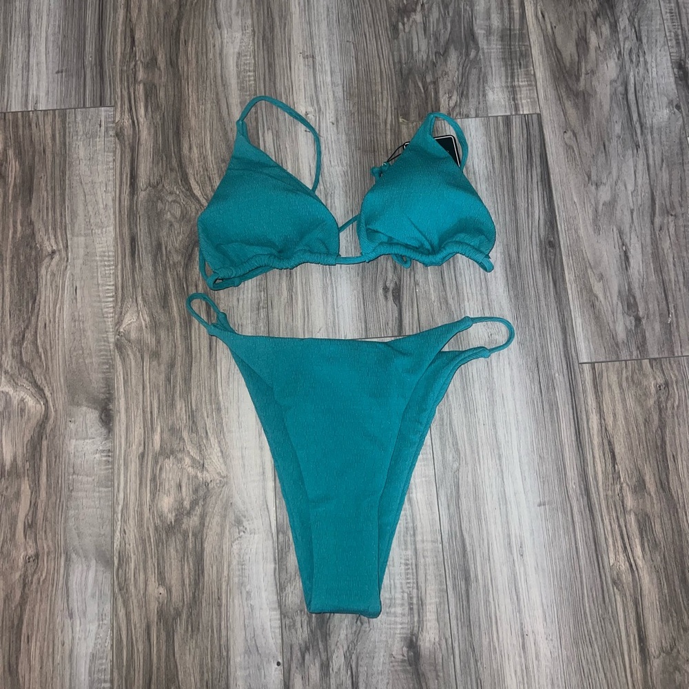 Teal bikini